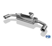 Fox Duplex Auspuff Sportauspuff Endschalldämpfer VW Golf VI 1,4l 59/90/118kW