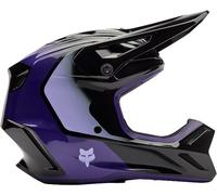 FOX YTH V3 SPIRE Kinder Helm schwarz-violett YS