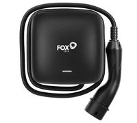 FoxESS Typ 2 Wallbox 7,3 kW 1-phasig 230V, 6-32A einstellbarer Ladestrom, mit Wifi & Bluetooth, App-Steuerung, IP55 & IK08 Schutzart, Dynamisches Lastmanagement, Zeitgesteuertes Laden, Feste Verdrahtu