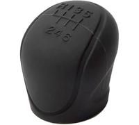 FOXZY Auto Schaltknaufe Abdeckung für Opel Adam/Agila/Ampera/Astra/Corsa/Insignia/Karl/Signum/Vectra, 6 Gang Auto Runde Weiche Silikon Anti-Rutsch-Hebel Schaltknauf Abdeckung,A Black