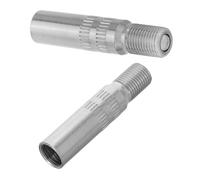 FOYTOKI 2 Stück Reifenventilverlängerung Ventiladapter aus Kupfer für Auto Motorrad Fahrrad Ventilerweiterung für Einfaches Aufpumpen ohne Bücken Vielseitig Kompakt und Tragbar