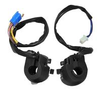 FOYTOKI Motorrad Lenkerschalter 2 Stück Links Rechts Metall Kunststoff Blinkerschalter Lichtschalter für Ybr125 Tianjian125