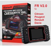 FR V2.0 für Citroen Peugeot Renault Dacia Fiat Diagnosegerät DEUTSCH
