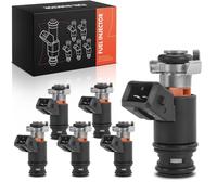 Frankberg 6x Einspritzventil Einspritzdüse Injektor Kompatibel mit Golf III 1H1 2.8L 2.9L Benzin 1992-1997 P.a.s.s.a.t 35I 3A2 2.8L Benzin 1991-1996 Replace# IWP022