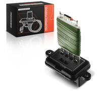 Frankberg Widerstand Gebläsemotor Gebläseregler für 500/500C/595C/695C 500L Doblo Ducato Idea Panda Punto Y Ypsilon 1995-2018 46723713 - Grün, Drucktaste, AUF-AUF-AN