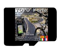 FRANKREICH Spanien ITALIEN Portugal ✔ TOPO Karte für GARMIN ✔microSD ✔ micro SD