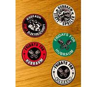 Fridays for HUBRAUM FEINSTAUB Plakette Set Aufkleber Sticker Fun Tuning OEM Se34