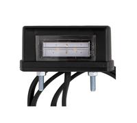 FRISTOM Kennzeichenleuchte LED FT-016 LED M10 KT, 12-24 V, Kabel 1 m, Zulassung E9 EMV, fur Anhanger und Lkw Kennzeichenbeleuchtung