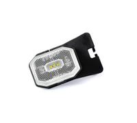 Friso Begrenzungsleuchten Umrissleuchten Seitenmarkierungsleuchten Positionsleuchten mit Halter LED weiß 1 Set=2 Stück Anhänger LKW Wohnwagen Nutzfahrzeuge Trailer