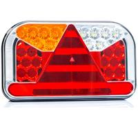 Fristom LED Rückleuchte Anhänger Linke FT-170 6-Funktionen für Trailer, Wohnwagen, LKW - Rücklicht Anhänger mit 5-polligem Bajonett