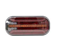 FRISTOM LED Rückleuchte FT-230 LED 6 Funktionen 12-36 V Kabel 1 m Montage universal Maße 214,3 x 94,3 x 37,7 mm für Anhänger LKW für Trailer und Transporter im Einsatz im