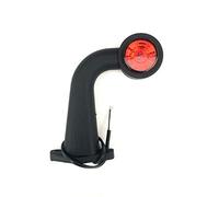 Fristom LED Umrissleuchte Begrenzungsleuchte Seitenleuchte am Gummiarm für Anhänger, Trailer, Wohnwagen, LKW