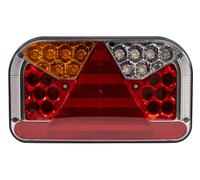 Fristom LED Rückleuchte Anhänger Linke FT-170 6-Funktionen für Trailer, Wohnwagen, LKW - Rücklicht Anhänger mit 5-polligem Bajonett