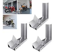 Froadp Einstellbar Montageständer Mobile Motorrad Ständer aus Stahl Transportständer mit Ankerbolzenlöchern Verstellbarer Verladehilfe Motorradwippe für Wartung Reparatur und Montage (3 Stück)