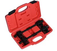 Froadp KFZ Federspanner Set 2tlg. Manual Tuning Tieferlegung Montagespanner 310mm PKW Federkompressoren Werkzeug Universal Fahrwerksfeder für Federbein Spulenkörper Stossdämpfer