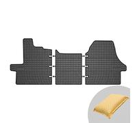 Frogum EL Toro Ganzjähriges-Set von 3 Gummifußmatten, passend für Citroen Jumper II, FIAT Ducato III (typ 250), Peugeot Boxer II | Beständiges Material | 1-5cm Kante | EU | Kostenloser Reiniger