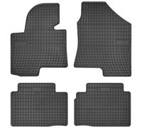 FROGUM EL Toro Gummimatten Ganzjähriges-Set von Autofussmatte Auto Fußmatten für Hyundai ix35 I 2009-2015 | Beständiges Gummi Material | 1,5cm Schutzkante