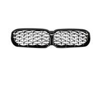 Front Kühlergrill Frills Fronteinlass Nierengrill Stoßstange Grillgitter Tuning Body Kit Für 5 Series G30 G31 Für M5 F90 2021-2023 525i 530i 540i Frontstoßstangen Maske(Stars Silvery)