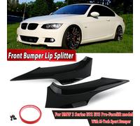 Glänzend Schwarz Spoiler Stoßstange Splitter für BMW 3er E92 E93 M-Tech LCI