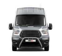 Frontbügel Frontschutzbügel für Ford Transit 2015-2019 mit ABE Silber Rammschutz