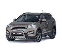 Frontbügel Frontschutzbügel für Hyundai Santa Fe 2012-2018 ABE Edelstahl Silber
