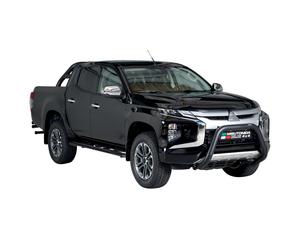 Frontbügel Frontschutzbügel für Mitsubishi L200 2019-2023 ø76mm Stahl Schwarz