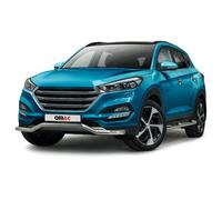 Frontbügel Frontschutzbügel Schutz für Hyundai Tucson 2015-2020 ABE Stahl Silber