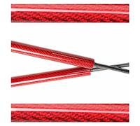 Fronthaube Gasfeder ftstrebe Vordere Haube, Motorhaube, Lift, Stützen, Streben, Stange, Kolben, Stoßdämpfer, Gasfedern, Stütze Für Pilot YG1 YG2 4. Generation 2023 2024(Red Carbon Fiber)