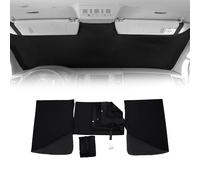 Frontscheibe Gardinen Maß Vorhänge für Renault Master 2010-2024 Schwarz 3tlg