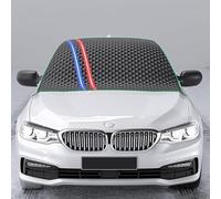 Frontscheibenabdeckung Winter für BMW 3er G21 Touring 2018-, Auto Windschutzscheibenabdeckung Groß Faltbar Wasserbeständig Autoabdeckung 2 Stück(B)