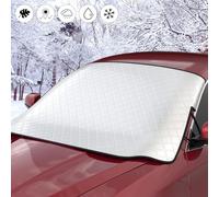 Frontscheibenabdeckung Winter, Yomisee Auto Scheibenabdeckung Windschutzscheibe Abdeckung Magnet Fixierung Faltbare Frontscheibe Abdeckplane gegen Schnee, Frost, EIS, Sonne, Staub (183 * 116cm)