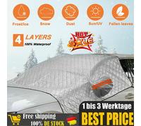 Frontscheibenabdeckung XXL Auto Scheibenabdeckung Winter Frostschutz 230x140cm