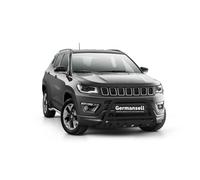 Frontschutzbügel mit Blech passend für Jeep Compass Bj. 2017-2021 in Schwarz