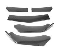 Frontstoßstange Lippe Für Fit Für Jazz GK5 2013-2020 Front Stoßstange Splitter Auto Außen Sport Körper Kit Einstellbare 5Pcs Schnitt Spoiler Lippe Front Stoßfänger Lip Tuning(Kohlefaser)