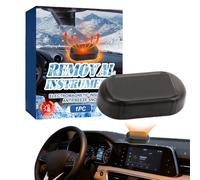 Frostschutz-Schneeentfernungsgerät, Solar-Enteiser, elektromagnetische Auto-Schnee-Entfernung, für Fahrzeug-Windschutzscheibe, Winter, LKW, SUV, kaltes Auto