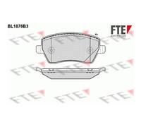 FTE 9010462 Bremsbelagsatz für RENAULT MERCEDES BENZ LADA DACIA CLIO KANGOO ZOE