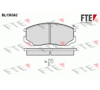 FTE BREMSBELÄGE SATZ VORNE passend für DAIHATSU EXTOL TERIOS MITSUBISHI COLT GAL