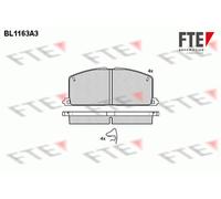 FTE Bremsbelagsatz Scheibenbremse 9010043 für TOYOTA COROLLA Liftback CARINA 4 5