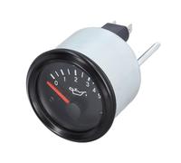FTVOGUE Kraftstoffdruckanzeige, 0-5BAR 2,05-Zoll-Aluminium-Legierung Öldruckanzeige mit 52 Mm Wasserdicht, Staubdichter Transparenter Abdeckung, Hohe Arbeitsgenauigkeit (12V 350-030-003)