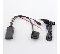 FUANA 5.0 AUX Adapter mit Mikrofon für Mercedes-Benz W211 W203 W208 W168, Hands- Anruf- und Musik-Streaming-Auto-Kit