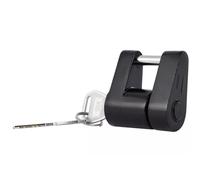 FUANA Anhängerkupplungsschloss aus Zinklegierung für Auto, Wohnmobil, Boot und Yacht, 4,5 x 4,5 x 2,3 cm, mit rostbeständigem, langlebigem Design-Türschloss