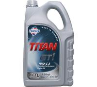FUCHS Motoröl 5W-30 Titan Motor Öl ACEA C3 API SN GT1 Pro C-3 5L Kompatibel mit VW Golf VII Schrägheck 5G1, BQ1, BE1, BE2 Golf IV Schrägheck 1J1 GOLF VI 5K1 Golf V Schrägheck 1K1 POLO 9N TIGUAN 5N