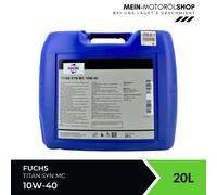 Fuchs Titan Syn MC 10W-40 MB 229.3 RN0700 RN0710 API SN ACEA A3/B4 VW 20 Liter