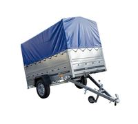 Führerschein B Anhänger GARDEN TRAILER 230 KIPP mit Stützrad, zusätzlichen Bordwänden, Hochplane und Hochspriegel H800