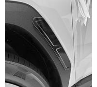 FUEISOF für Hyundai Tucson NX4 N-Line 2025 Außen Kotflügel Lufteinlässe Kiemen Grill Abdeckung 4 Stück (Kohlefaser)