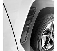 FUEISOF für Hyundai Tucson NX4 N-Line 2025 Außen Kotflügel Lufteinlässe Kiemen Grill Abdeckung 4 Stück (Schwarz)