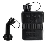 FuelFriend®-PLUS 1,0 Liter - Sonderserie PURE BLACK - Klein-Benzinkanister Mini-Reservekanister + verschließbares Auslaufrohr