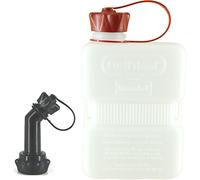 FuelFriend®-PLUS CLEAR 1,0 Liter - Klein-Benzinkanister Mini-Reservekanister + verschließbares Auslaufrohr