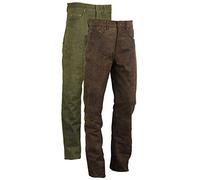 Fuente Lederhose Herren lang - Lederjeans Damen Herren, Lederhose Jeans 501 Braun antik- Motorrad Lederjeans- Trachten Lederhose lang, Jagd Lederhose