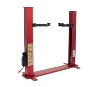 Für 1/14 1/10 1/8 1/6 RC Auto Zwei-Säulen-Hebebühne Garage Szenen Automatische Hebebühne Dual Motor Gantry Serie RC-Reparatursatz(Red)